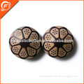 wooden made no hole button for garment